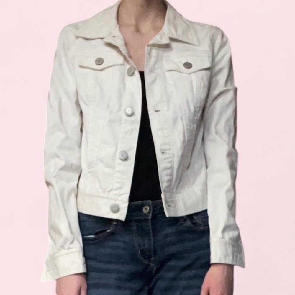 Women's Cream Jacket - Picture 6 of 8